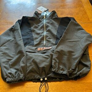 NWT Official NFL Chicago Bears Convertible Windbreaker